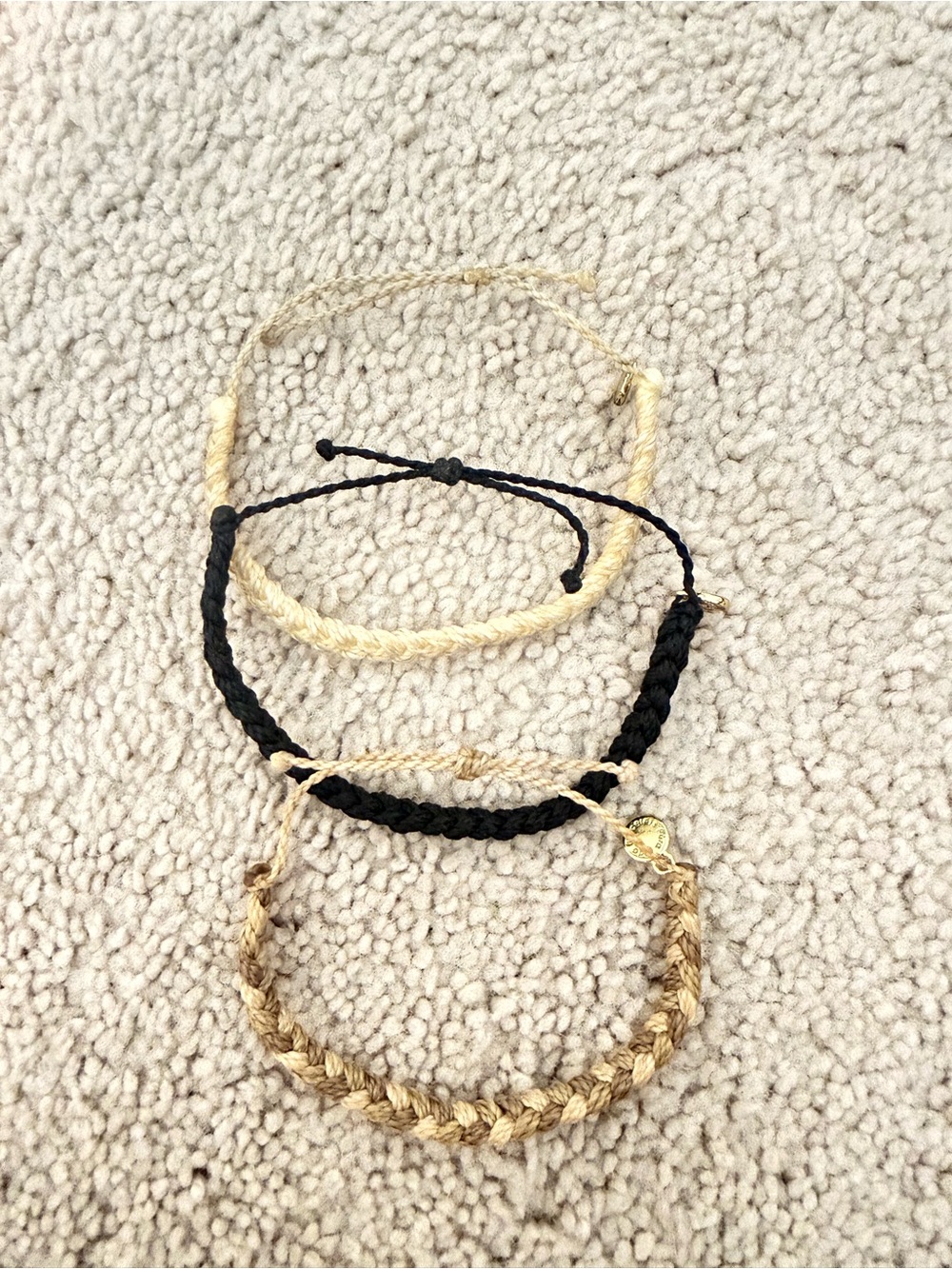 Pura Vida Braided 3 pack bracelets
